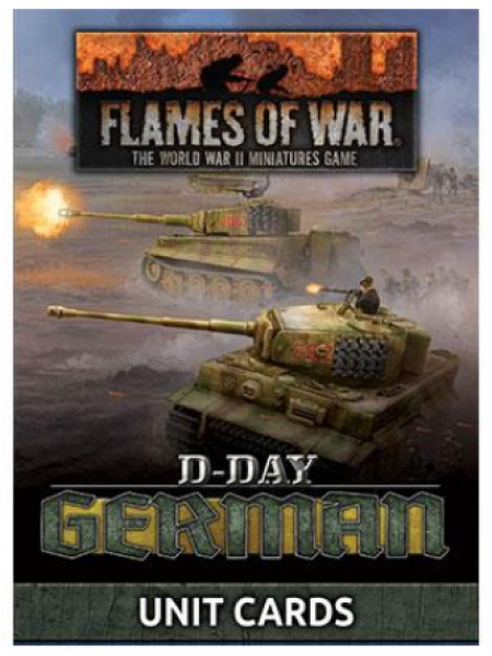 Flames Of War: D-Day - German Unit Cards