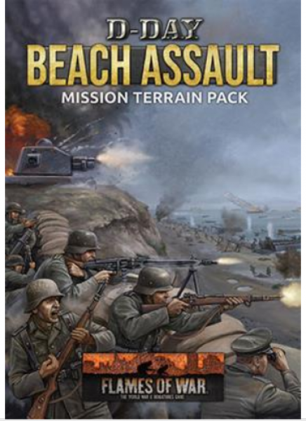 Flames Of War: D-Day - Beach Assault Mission Terrain Pack 