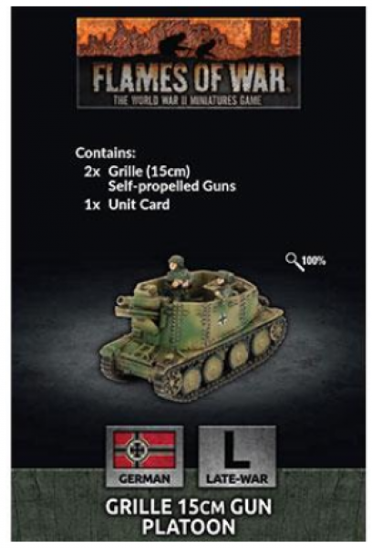 Flames of War: (German) Grille 15cm Gun Platoon (x2)