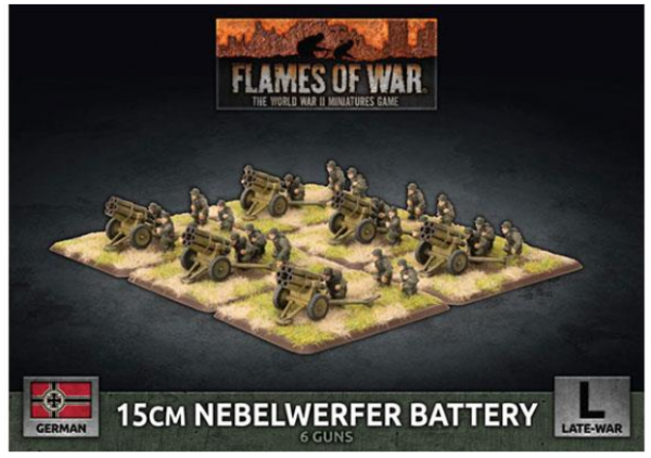 Flames of War: (German) 15cm Nebelwerfer Battery (x6 Plastic)