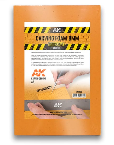 AK-Interactive: Carving Foam 8mm (A5 size)