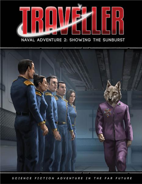 Traveller RPG: Naval Adventure 2 - Showing the Sunburst