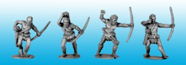 28mm Historical: (Colonial Africa) Congo Tribal Bowmen (4)