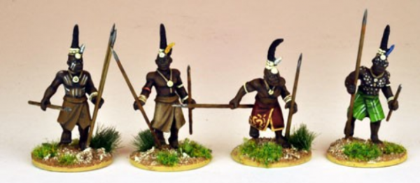 28mm Historical: (Colonial Africa) Senior Ila warriors (4)