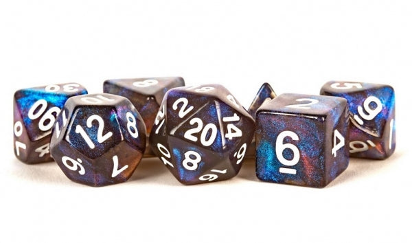 Acrylic Dice Set: 16mm Stardust - Galaxy