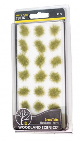 Peel ‘n’ Place Tufts: Light Green Grass Tufts
