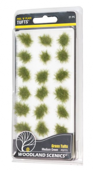 Peel ‘n’ Place Tufts: Medium Green Grass Tufts