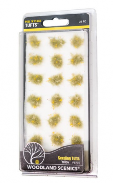 Peel ‘n’ Place Tufts: Yellow Seeding Tufts
