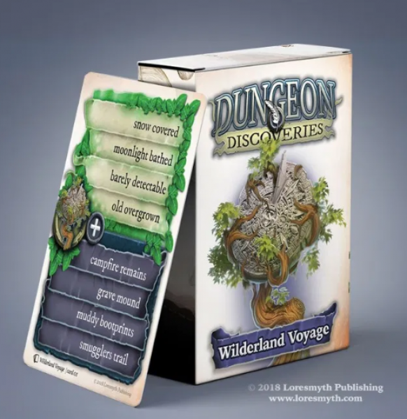 Dungeon Discoveries: Wilderland Voyage card deck