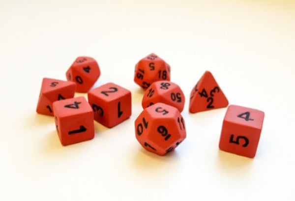 Ceramic Dice: Fireball Extended Set (10-Dice)