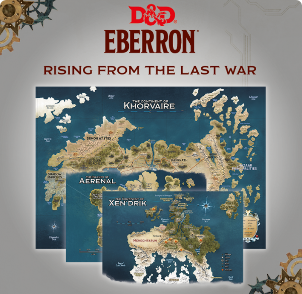 Dungeons & Dragons: Eberron Map Set - Nations of Khorvaire