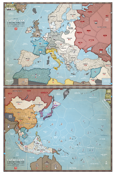 Cataclysm: Mounted Maps and 3'' box