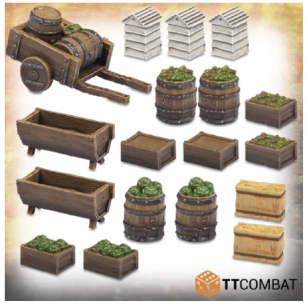 28mm Terrain: Savage Domain - Halfling Produce