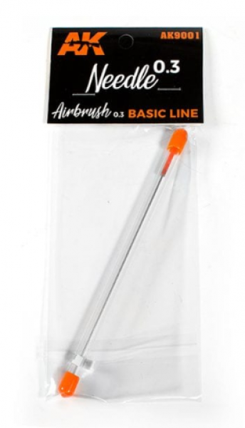 AK-Interactive: 0.3 NEEDLE FOR AK AIRBRUSH (Accessory)