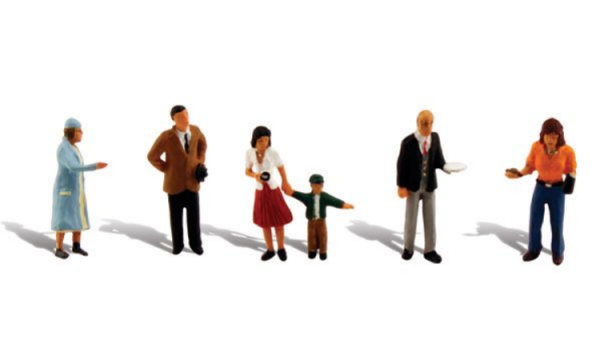 Woodland Scenics Fences: HO People Going Places