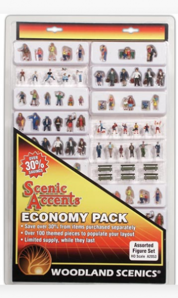 Woodland Scenics: HO Economy Pack - Assorted Figure Set