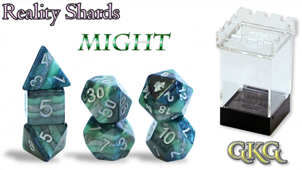 Reality Shard Dice: Might Dice Set