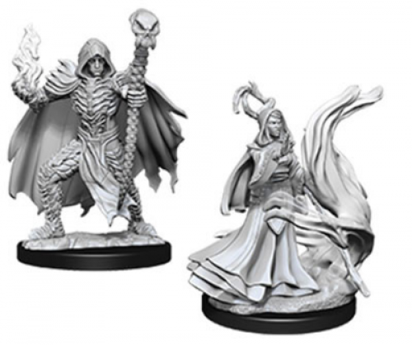 Pathfinder Deep Cuts Unpainted Miniatures: Necromancers (2)