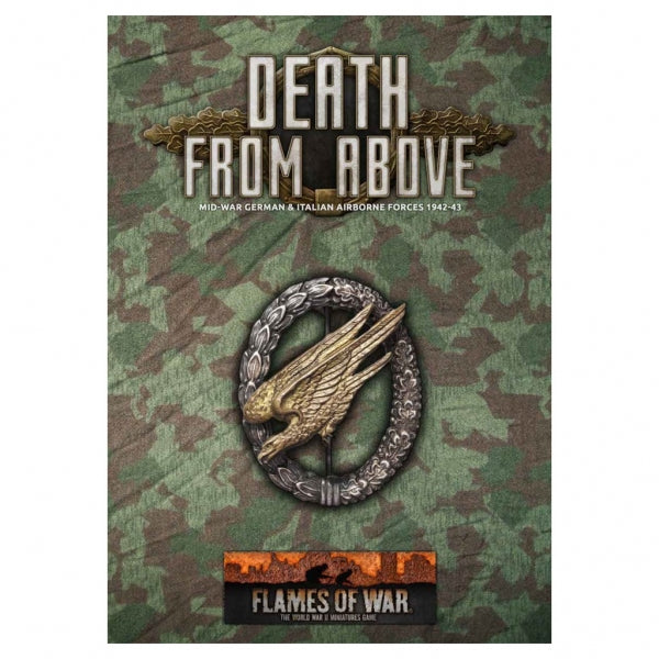 Flames Of War: Death From Above Mid-war Fallschrimjager Book And Cards