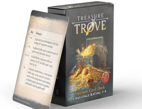 RPG Accessory: Treasure Trove CR 1-4 Deck (5E)