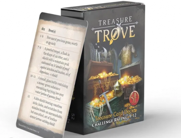RPG Accessory: Treasure Trove CR 9-12 Deck (5E)