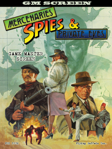 Mercenaries Spies & Private Eyes RPG: GM Screen