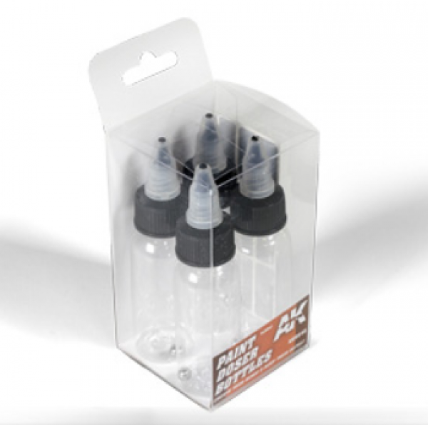 AK-Interactive: Paint Doser Bottles 4x30 ml