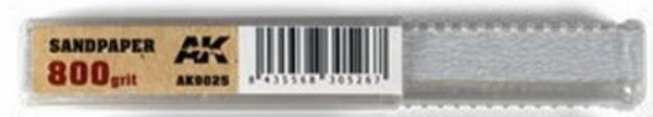 AK-Interactive: Dry Sandpaper 800 grit strips x 50 units