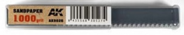 AK-Interactive: Wet Sandpaper 1000 grit strips x 50 units