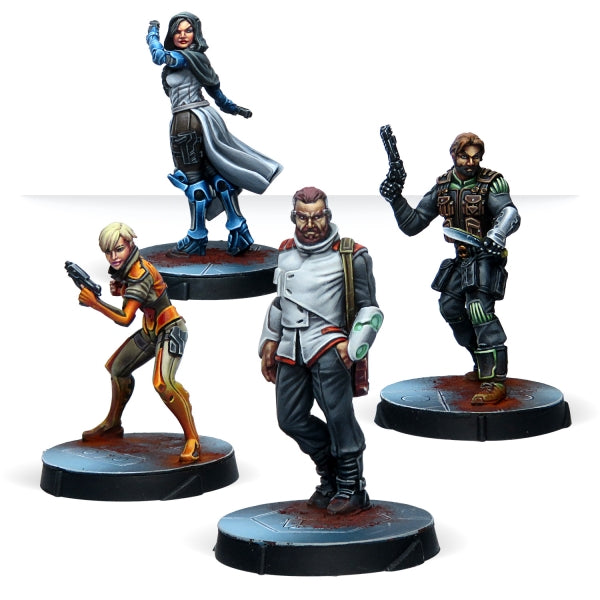 Infinity (#810): Civilians - Agents of the Human Sphere RPG Characters Set