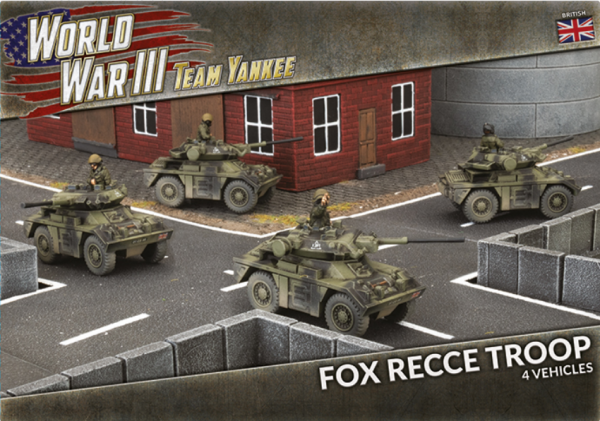 Team Yankee: (British) Fox Recce Troop (x4 Plastic)