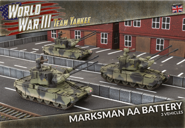 Team Yankee: (British) Chieftain Marksman AA Battery (x3)