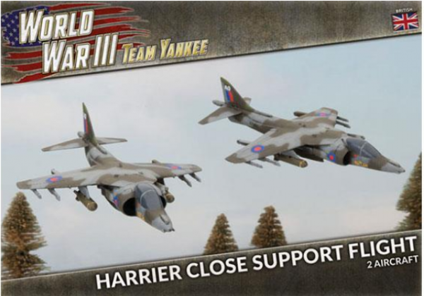 Team Yankee: (British) Harrier Close Support Flight (x2 Plastic)