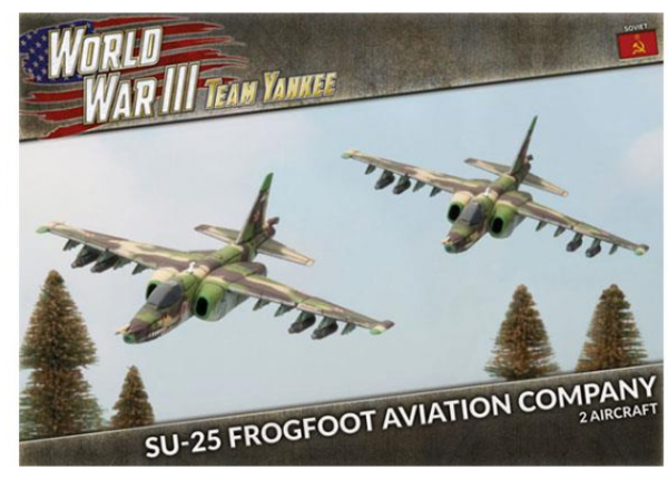Team Yankee: (Soviet) SU-25 Frogfoot Aviation Company (x2 Plastic)