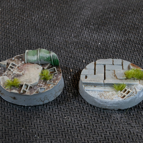 Battle Ready Bases: Urban Warfare Bases - Round 25mm (x10)