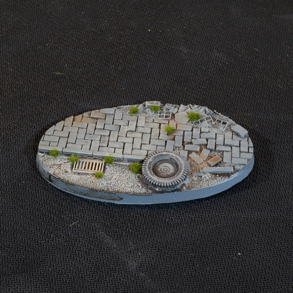 Battle Ready Bases: Urban Warfare Bases - Oval 90mm (x2)