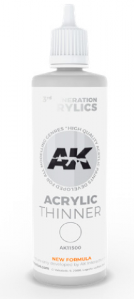 AK-Interactive: (3rd Gen) ACRYLIC THINNER (100ml)