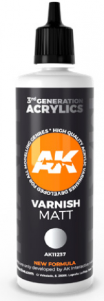 AK-Interactive: (3rd Gen) Matt Varnish (100 ml)