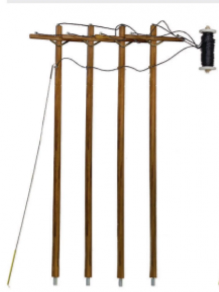 Woodland Scenics Utility System: N Pre-Wired Poles Single Crossbar
