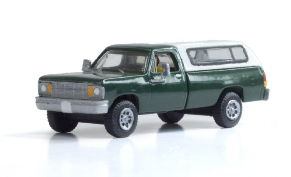 Woodland Scenics HO Modern Era Vehicles: Camper Shell Truck