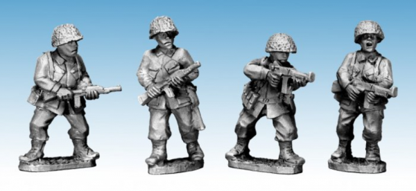Crusader Miniatures: US Airborne with SMG & Carbines (4)