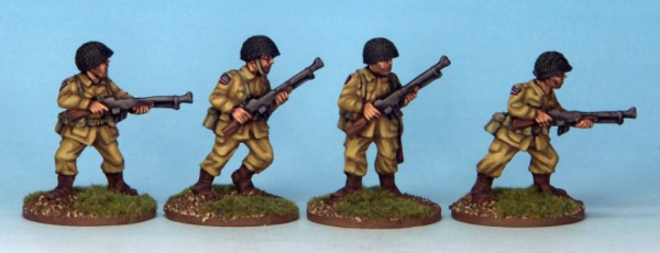 Crusader Miniatures: US Airborne with BARs (4)
