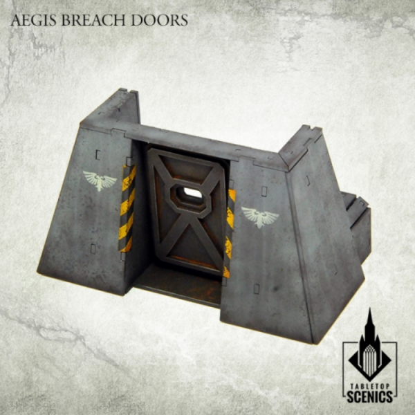 Kromlech Tabletop Scenics: Aegis Breach Doors