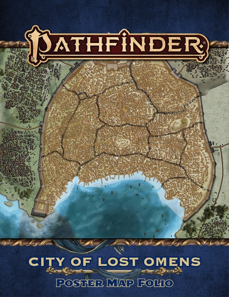 Pathfinder (P2): Lost Omens - City of Lost Omens Poster Map Folio