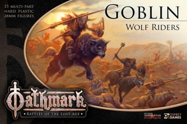 28mm Fantasy: (Oathmark) Goblin Wolf Riders (15)