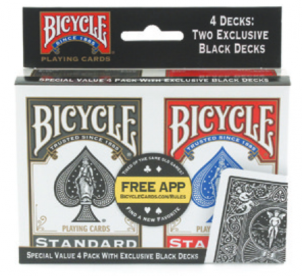 Bicycle Standard Playing Cards (4 Pack)