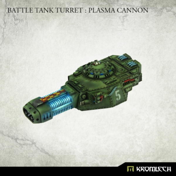 Kromlech Accessories: Battle Tank Turret - Plasma Cannon (1)