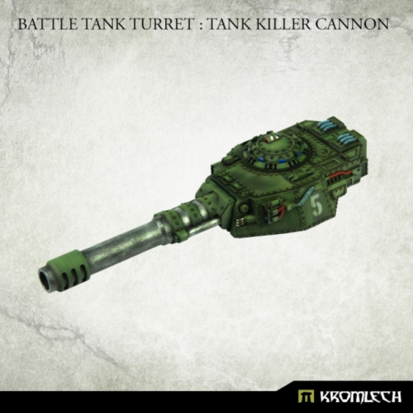Kromlech Accessories: Battle Tank Turret - Tank Killer Cannon (1)