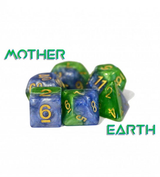 Halfsies Dice: Mother Earth - Upgraded Dice Case