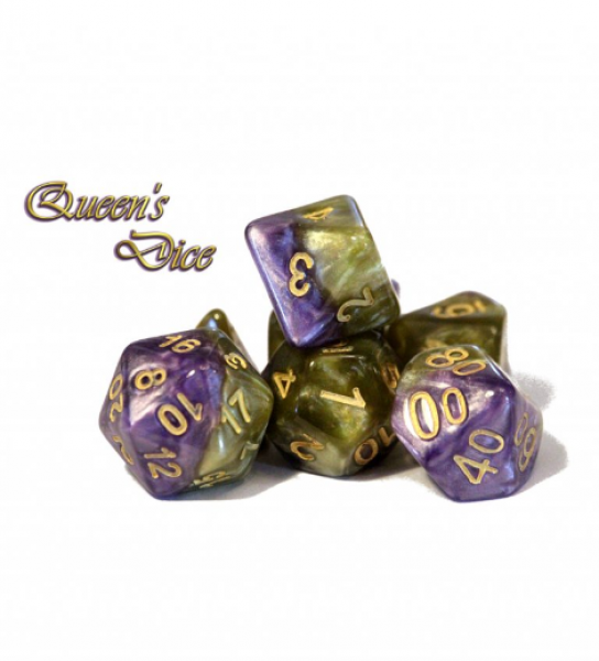 Halfsies Dice: Queen's Dice - Upgraded Dice Case